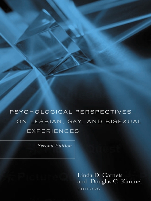 Cover image for Psychological Perspectives on Lesbian, Gay, and Bisexual Experiences